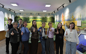 Юные креативщики посетили визит-центр национального парка «Мещера» Юные креативщики посетили визит-центр национального парка «Мещера»